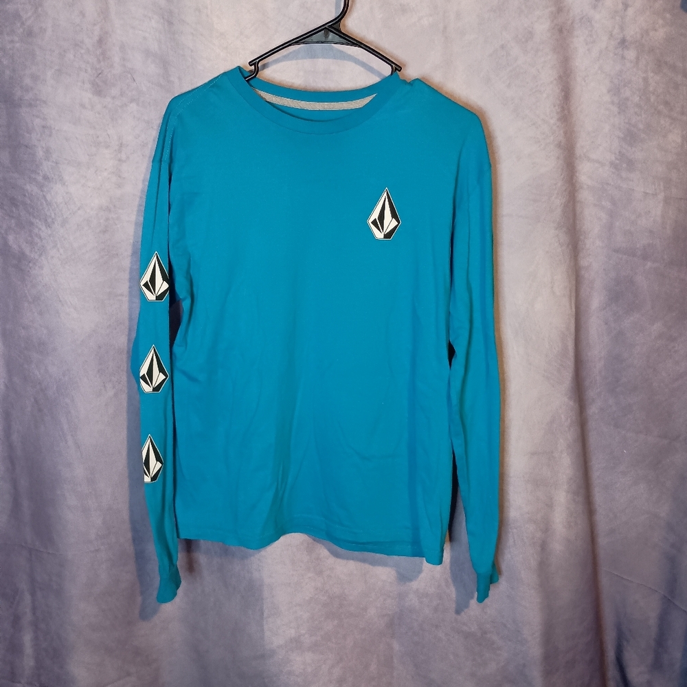 Youth‎ Blue Volcom Long Sleeve Tee